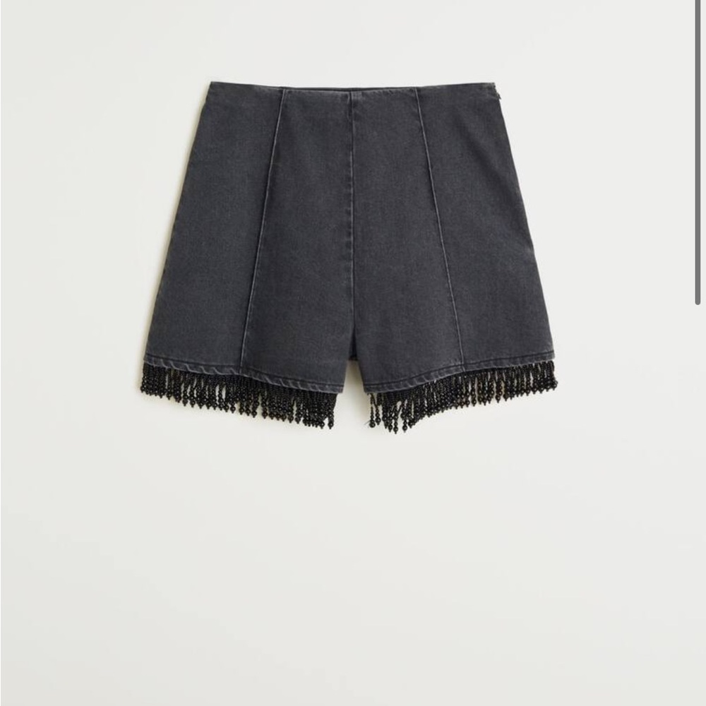 Decorative Cotton beaded shorts